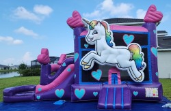 Unicorn Combo Bounce House
